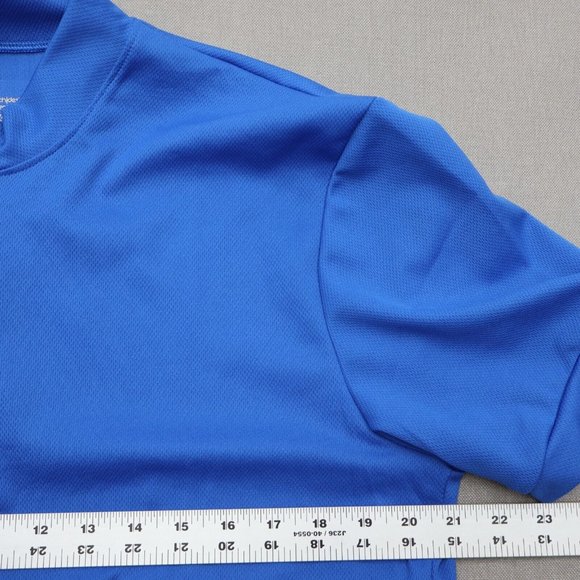 Aero Tech Designs 1/2 Zip Blue Leisure Bike Cycling Jersey Sz XL 3 Back Pockets - Picture 5 of 8